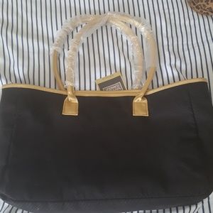 Simple Black Tote Bag